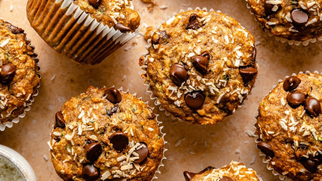 Chunky Monkey Zucchini Banana Muffins Chunky Monkey Zucchini Banana Muffins