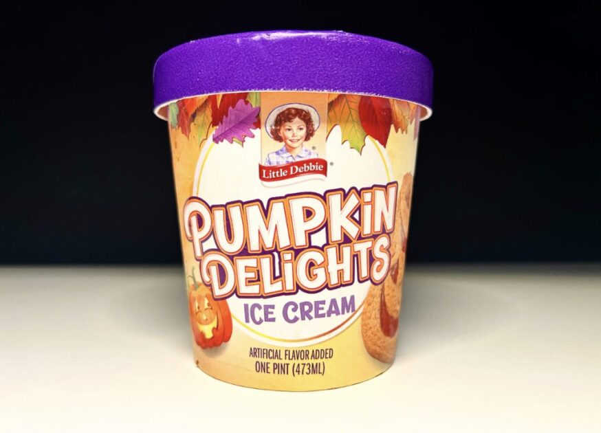 REVIEW: Little Debbie Pumpkin Delights Ice Cream