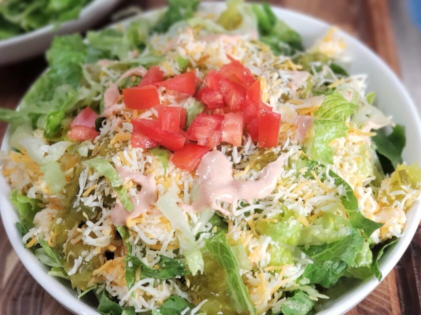Keto Low Carb Big Mac Salad