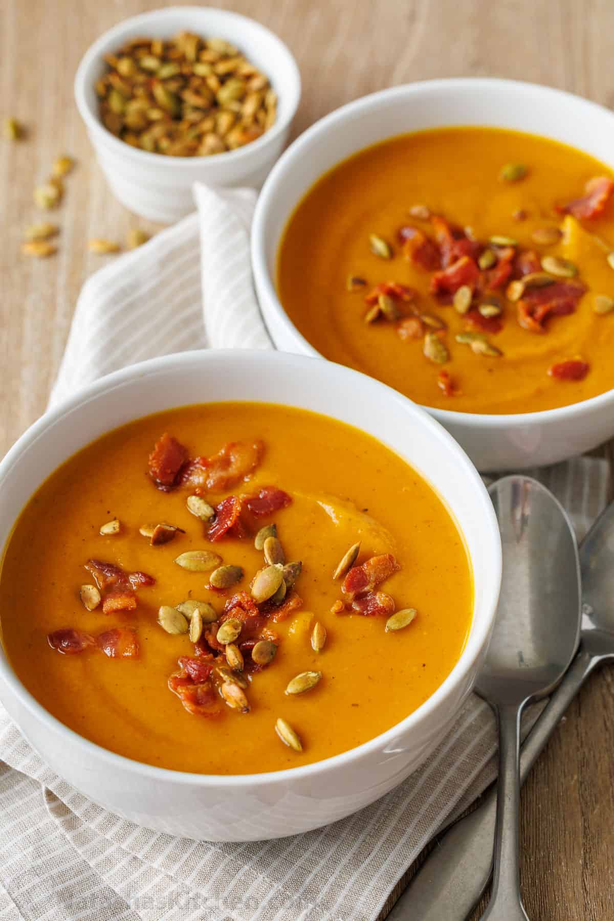 Roasted Pumpkin Soup Recipe – NatashasKitchen.com Roasted Pumpkin Soup Recipe – NatashasKitchen.com