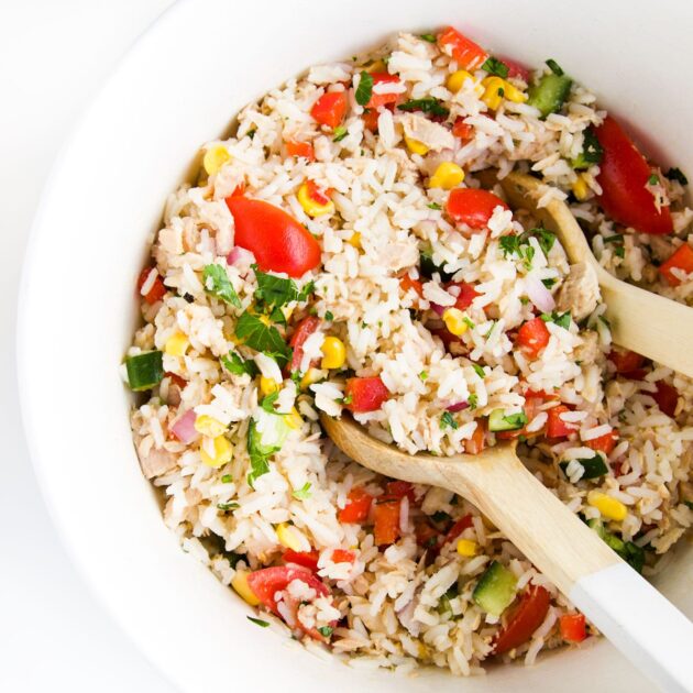 Tuna Rice Salad – Healthful Little Foodies