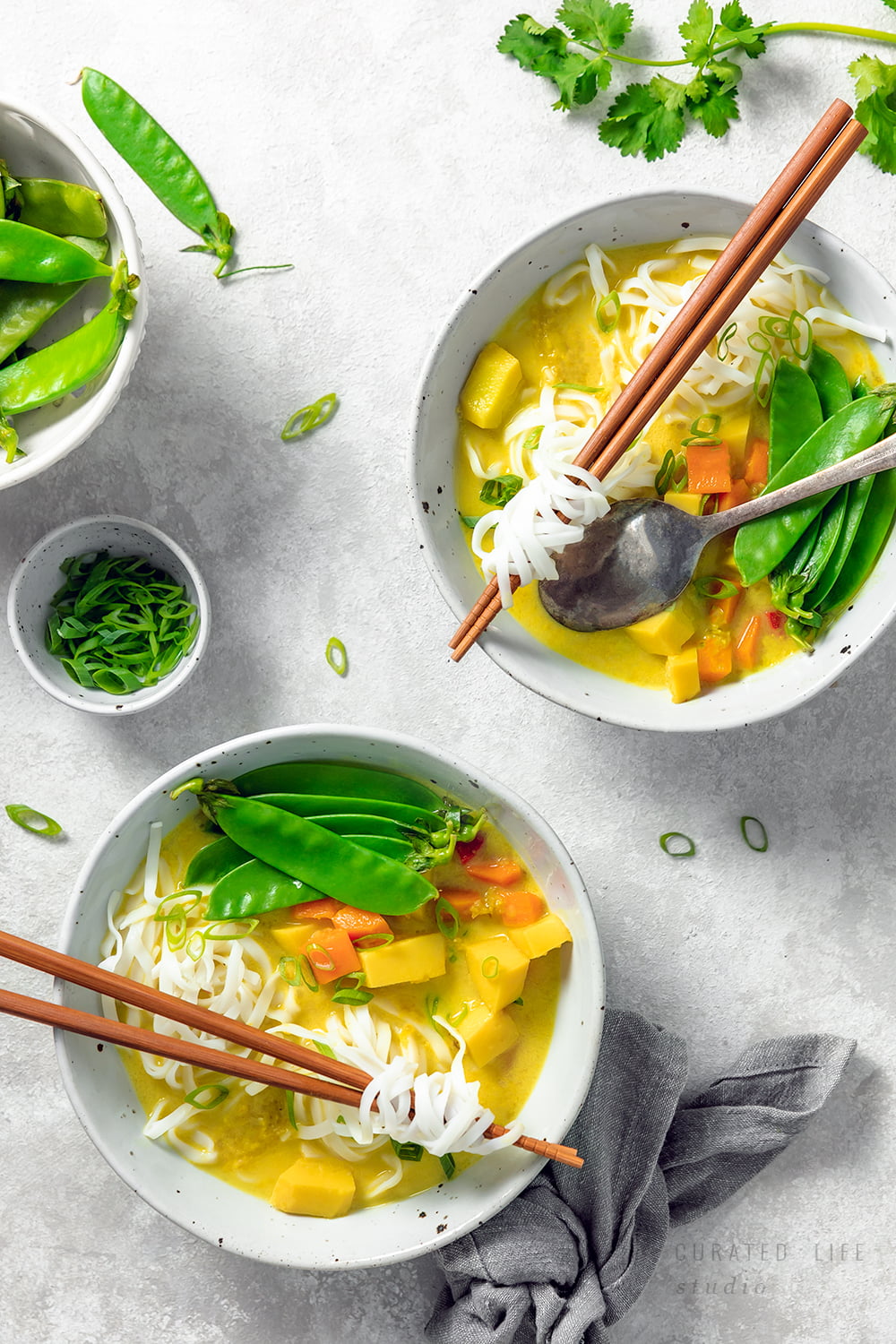 Vegetable Curry Soup with Rice Noodles (GF, Vegan) Vegetable Curry Soup with Rice Noodles (GF, Vegan)