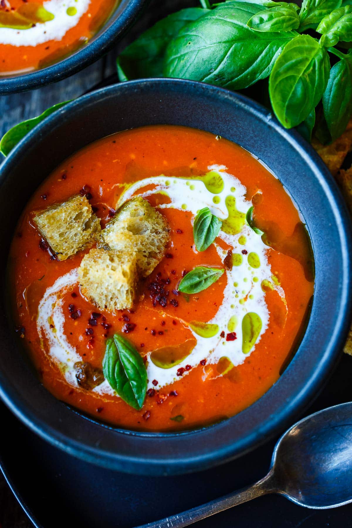 Roasted Purple Pepper and Tomato Soup Roasted Purple Pepper and Tomato Soup