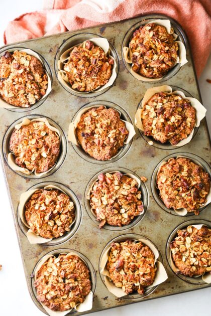Oat Bran Muffins with Candy Potato (absolutely moist & fluffy) Oat Bran Muffins with Candy Potato (absolutely moist & fluffy)