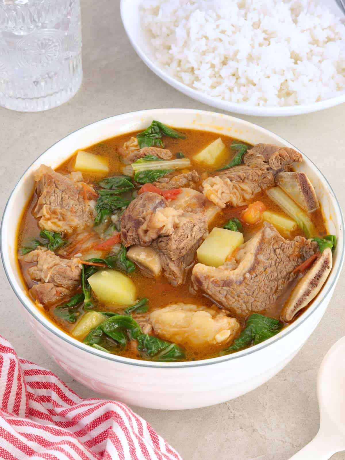Beef Potato and Pechay Soup Beef Potato and Pechay Soup