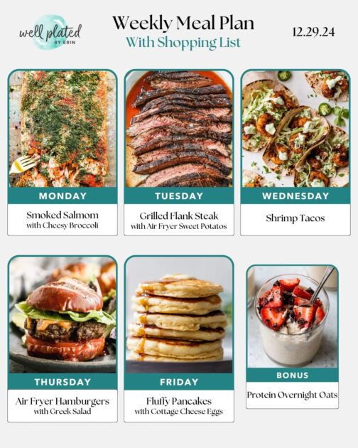 Weekly Meal Plan 12.29.24 – WellPlated.com Weekly Meal Plan 12.29.24 – WellPlated.com