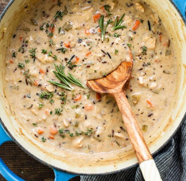 Creamy Rooster Wild Rice Soup Creamy Rooster Wild Rice Soup