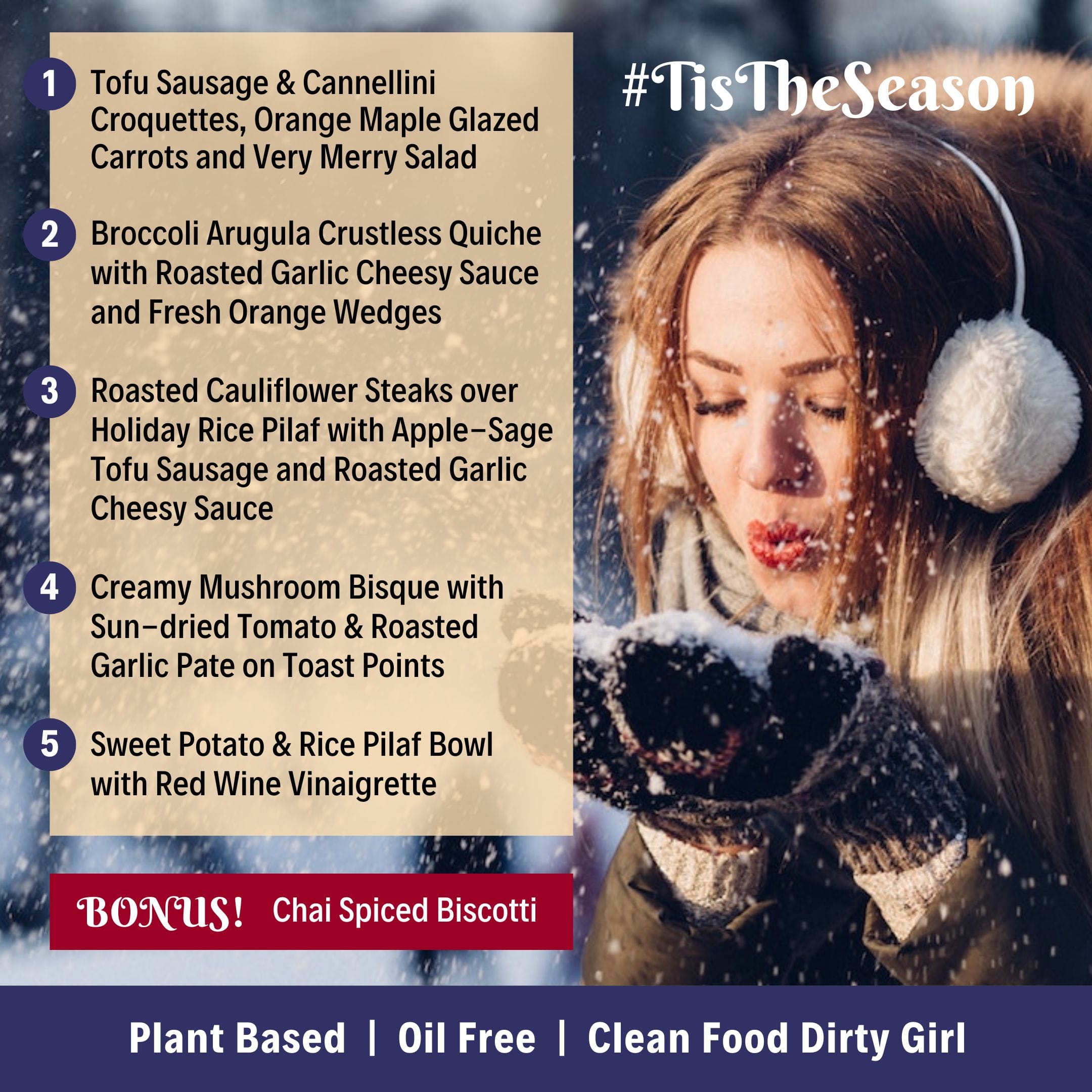 ‘Tis the Season | A Complete-Meals Plant-Based mostly Vacation Meal Plan ‘Tis the Season | A Complete-Meals Plant-Based mostly Vacation Meal Plan