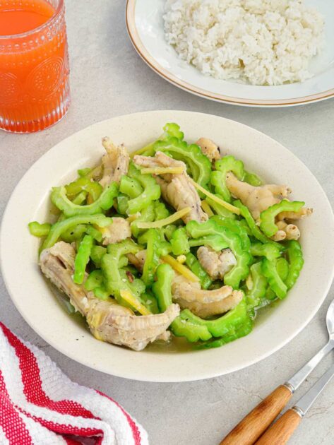 Ampalaya with Rooster Toes – Kawaling Pinoy Ampalaya with Rooster Toes – Kawaling Pinoy