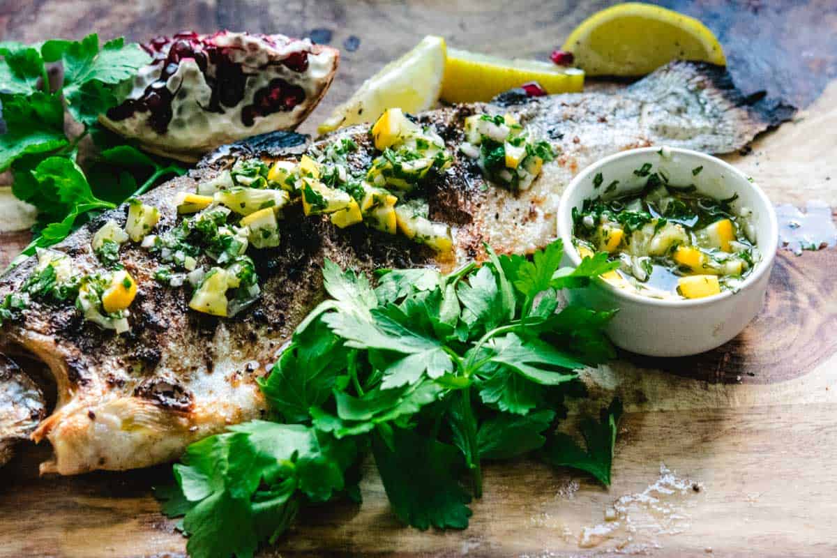 Oven Baked Trout with Fennel and Zingy Lemon Sauce Oven Baked Trout with Fennel and Zingy Lemon Sauce