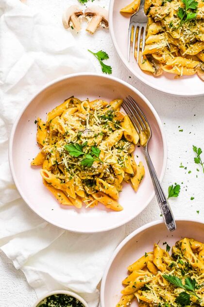 Vegan Mushroom Pasta | The Choosy Eater Vegan Mushroom Pasta | The Choosy Eater